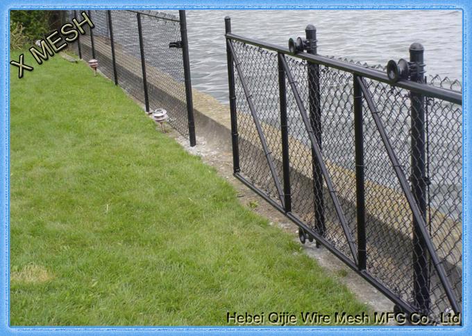 Ocynkowane ogniowo ogniwo łańcucha Zabezpieczenie ogrodu z drutu ogrodzeniowego Iron Metal Farm Fence-001