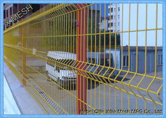 Ogrodzenie stalowe 3D powlekane zielonym PVC, panele ogrodzeniowe z siatki drucianej 5,0 mm
